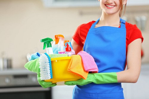 Professional carpet cleaning in a Kennington living room