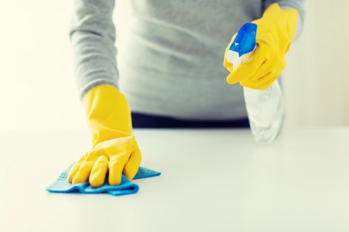 Clean carpet surface in a home or business setting