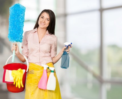 Technician assessing carpet cleaning concerns