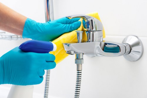Stain removal and fabric care during Kennington upholstery cleaning