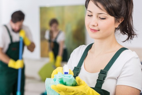 Deep cleaning carpets in a Kennington workplace to improve hygiene and appearance