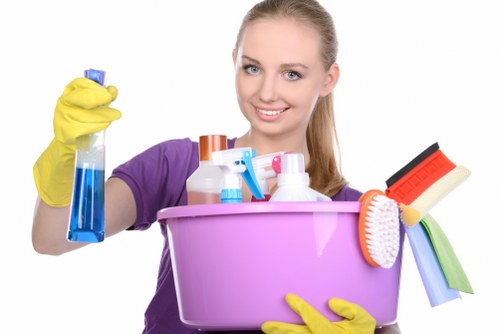 Detailed carpet cleaning process by Kennington Carpet Cleaners in a home setting