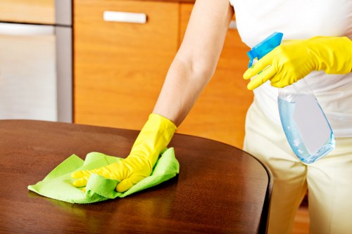 Kennington Carpet Cleaners restoring high-traffic carpet areas with careful treatment