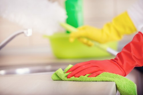 Cleaning different surfaces during stain removal in Kennington